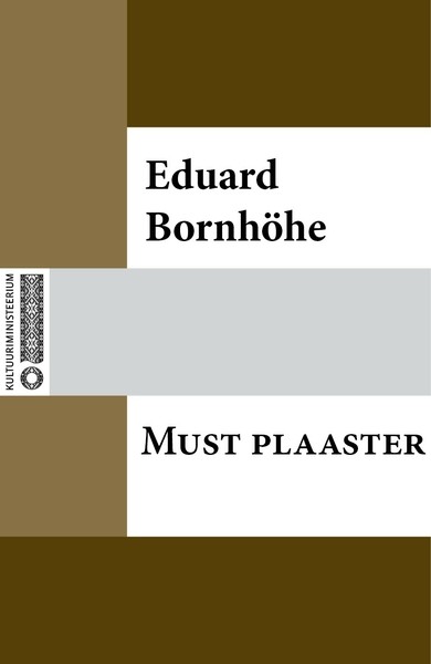 Eduard  Bornhöhe - Must plaaster