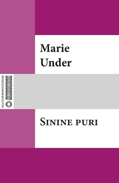 Marie  Under - Sinine puri