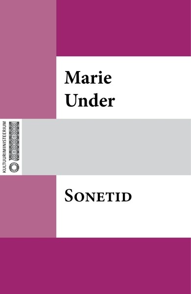 Marie  Under - Sonetid