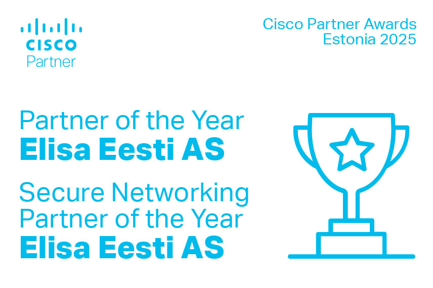 ELISA PÄLVIS CISCO AASTA PARTNERI TIITLI