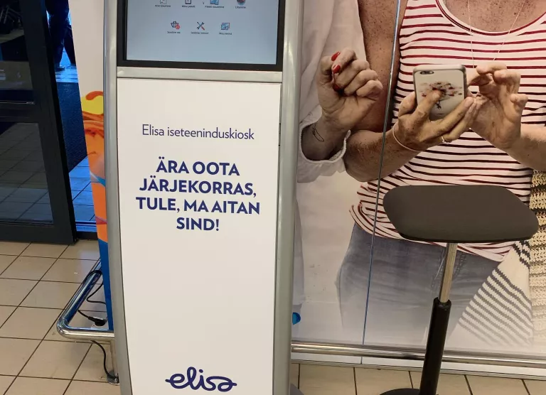 Elisa testib Valgas esimest korda uudset iseteeninduskioskit