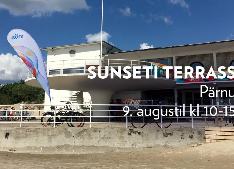 Elisa kutsub reedel töötama pop-up välikontoris Pärnus Sunseti terrassil