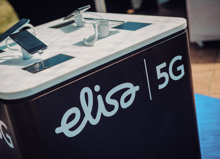 Сеть Elisa 5G достигла четырех крупнейших уездов Эстонии