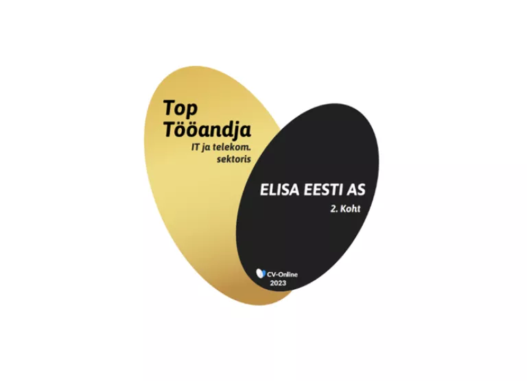 Elisa pälvis teise koha TOP tööandjana IT ja telekommunikatsiooni sektoris